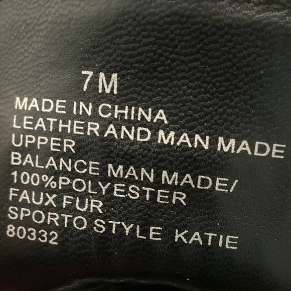 Sporto Suede Leather Combat Style Boots Size 7 - Picture 8 of 8